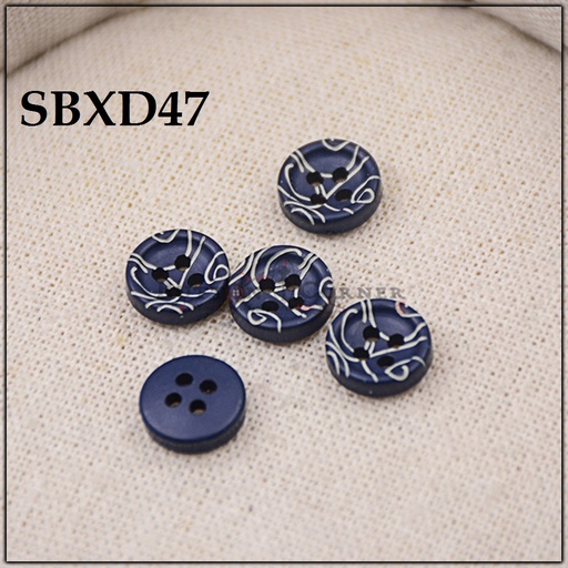 Free Form 4 Hole plastic Shirt Button