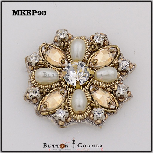 Hand Made Glass Bead Fancy Motif