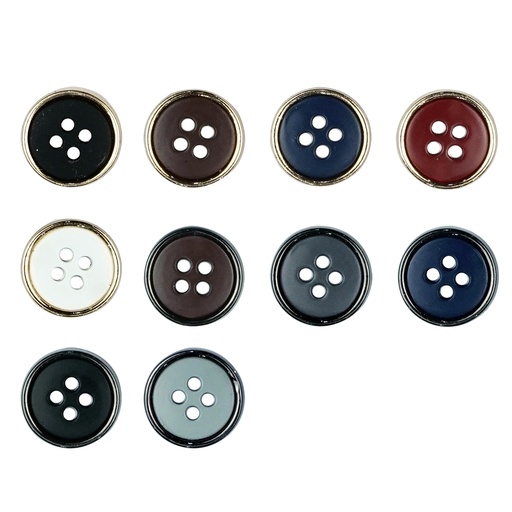 4 Hole Double-Colour Metal Button