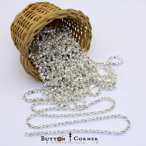 Pearl & Crystal Mix Chain Lace