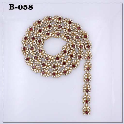Fancy Kundan Belt With Stones