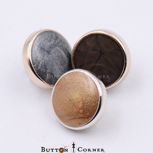 Marble Effect Plastic Shank Button