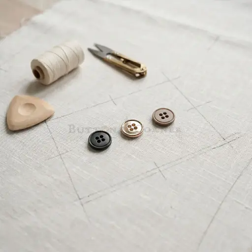 Cell Shape 4 Hole Shirt Button