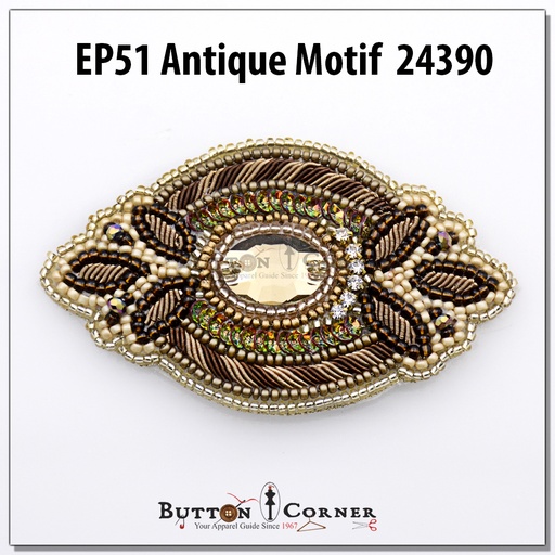 [EP51] Hand Made Glass Beads Motif