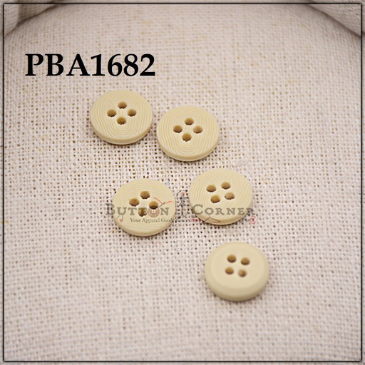 Abstract lines 4 Hole Shirt Button