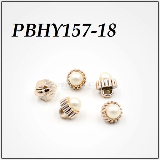Pearl Design Plastic Shank Button