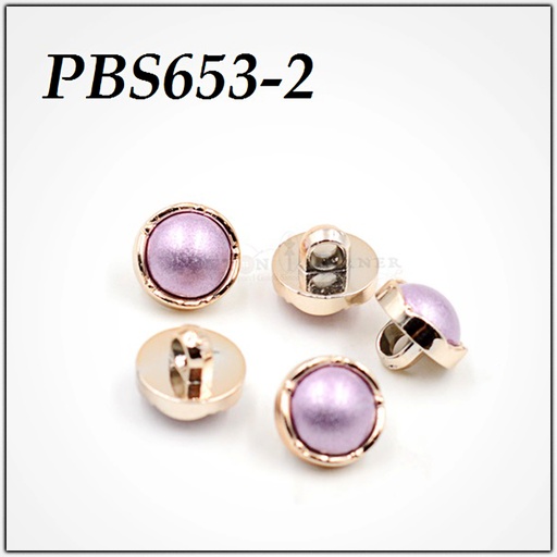 Zigzag Border Pearl Shank Button