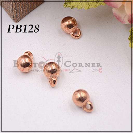 [PB128-ANTIQUE GOLD] Ball Shape Plastic Shank Button