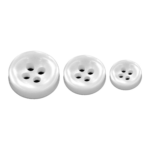 MOP Shape 4 Hole Polyester Shirt Button