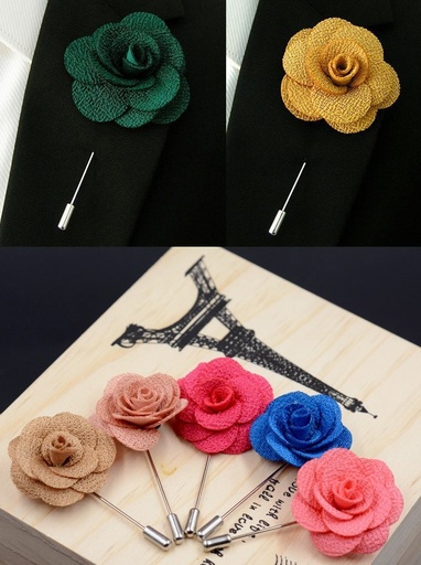 Fancy Flower Lapel Pin