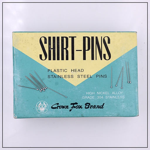 [S9P16 SILVER] Shirt Pins (Plastic Head)