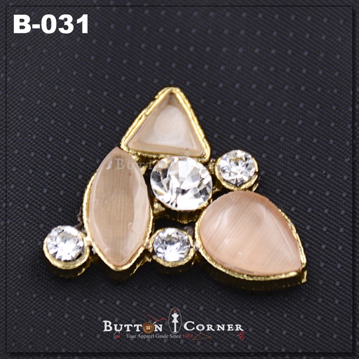 Fancy Kundan Button