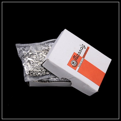[TD8020 SILVER] 2 Part Trouser Hooks (China)
