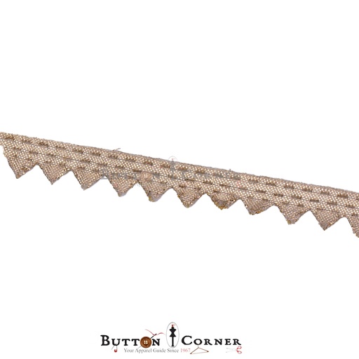 [GOTL16 SILVER ROSE GOLD] Fancy Gota Border Lace