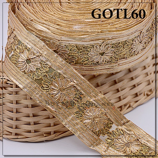 [GOTL60 GOLDEN] Fancy Gota Lace