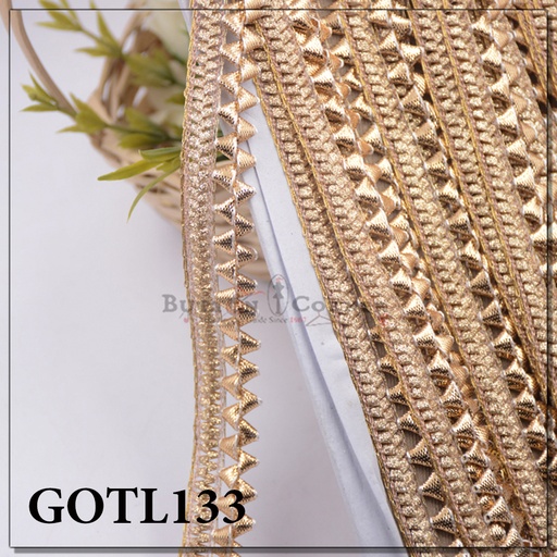 [GOTL133 ANTIQUE] Fancy Gota Lace