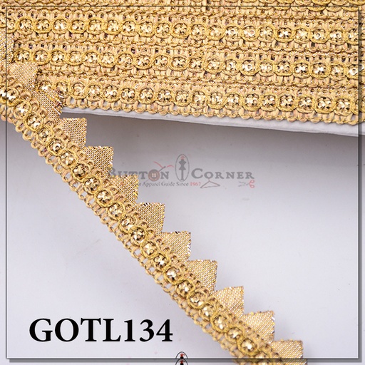[GOTL134 ANTIQUE] Fancy Gota Lace