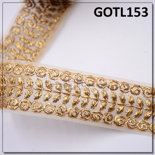 [GOTL153-ANTIQUE] Fancy Gota Lace