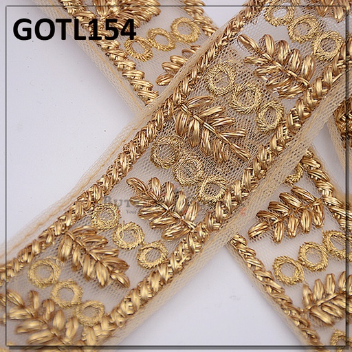 [GOTL154-ANTIQUE] Fancy Gota Lace