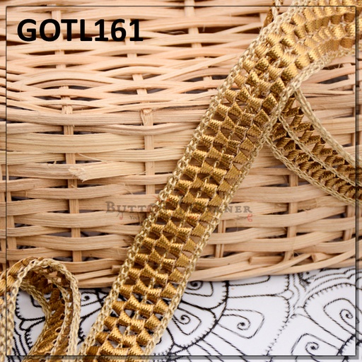 [GOTL161-ANTIQUE] Fancy Gota Lace