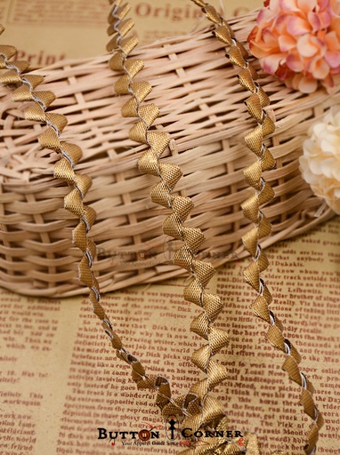 [GOTL167-ROSE GOLD] Fancy Gota Lace