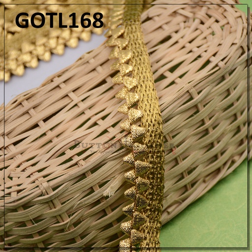 [GOTL168-GOLDEN] Fancy Gota Lace