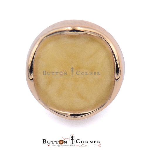 [PBH15 GOLD] Weaving Border Plastic Shank Button