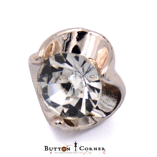 [PB116-GOLD] Crystal Design Shank Button