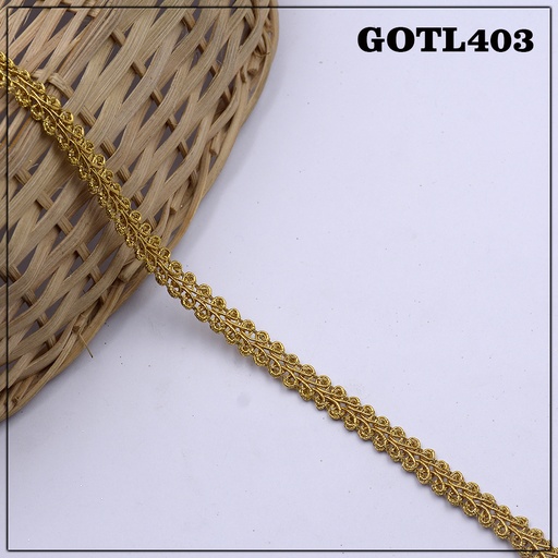 [GOTL403-BANARSI GOLD] Fancy Gota Lace