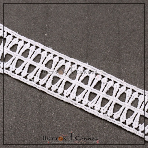 [D9167 WHITE] Shuttle Joined Lace