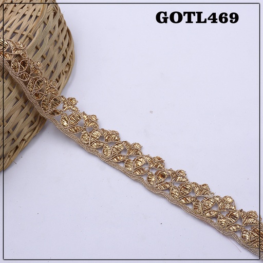 [GOTL469 ANTIQUE] Fancy Gota Lace