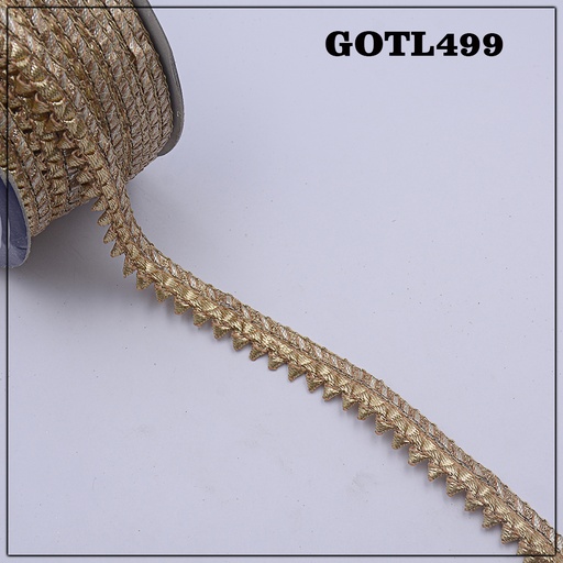[GOTL499-GOLDEN] Fancy Gota Lace