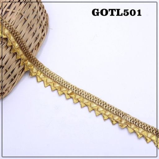 [GOTL501-GOLDEN] Fancy Gota Lace