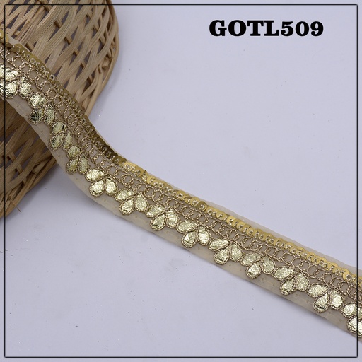 [GOTL509-ANTIQUE] Fancy Gota Lace
