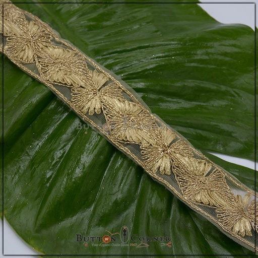 [GOTL524-ANTIQUE] Fancy Gota Lace