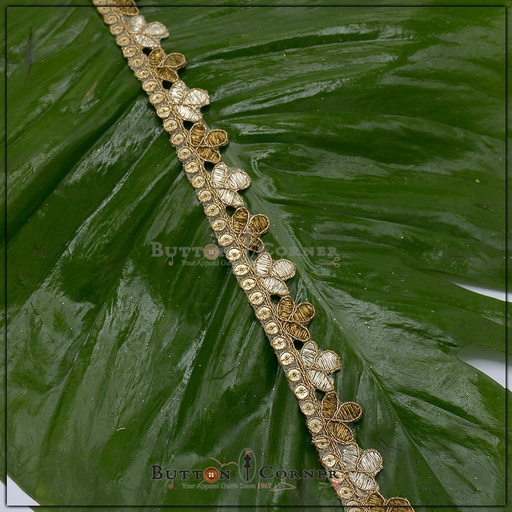 [GOTL525-ANTIQUE] Fancy Gota Lace
