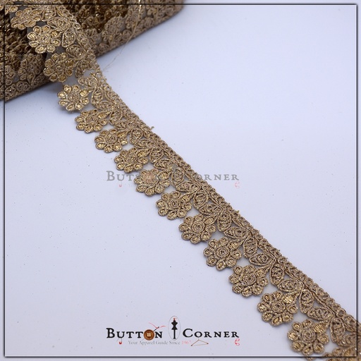 [GOTL533-ANTIQUE] Fancy Gota Lace