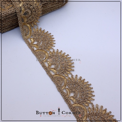 [GOTL535-ANTIQUE] Fancy Gota Lace