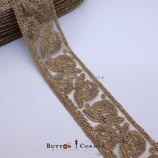 [GOTL538-ANTIQUE] Fancy Gota Lace