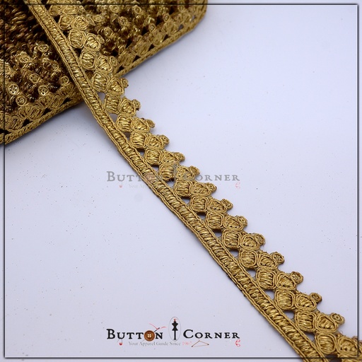 [GOTL540-ANTIQUE] Fancy Gota Lace