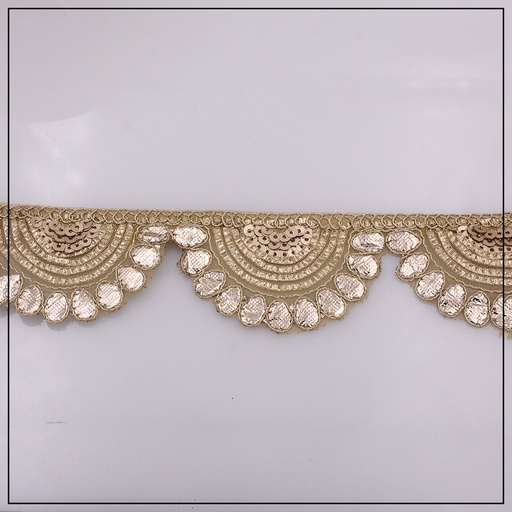 [GOTL604-GOLD] Fancy Gota Lace