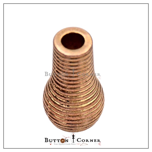 [ST006 GOLD] Vase Shape Lining Tassel End Cap