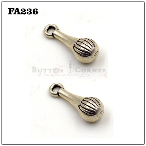 [FA236 SILVER] Tear-Drop Design Pendant