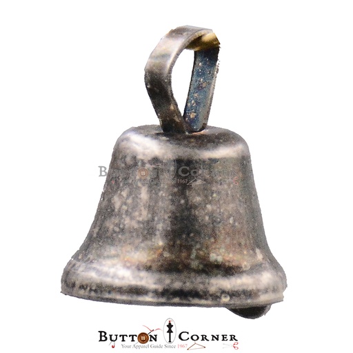 [FA330 SILVER] Vintage Metal Charm Bell Pendant