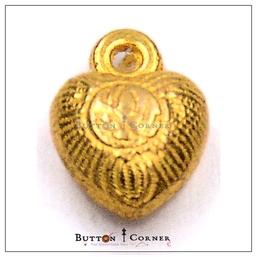 [FA337 GOLD] Classic Symmetrical Heart Shape Pendant