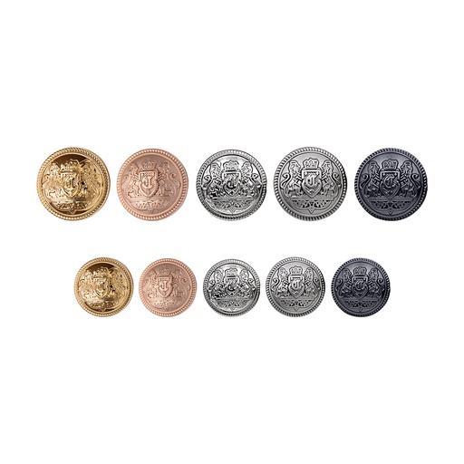 Small British Shield Suiting Button