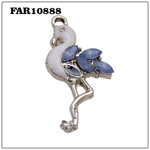 Flamingo With Stone Pendant