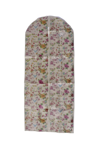 [12106HB] Floral Print Garment Bag With Zipper Closure