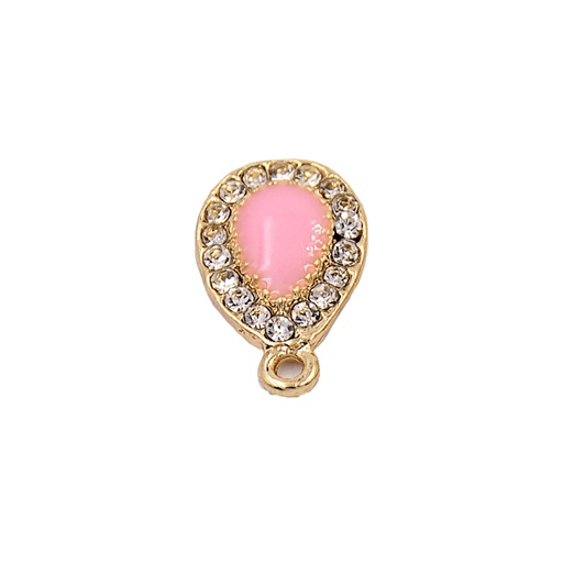 [FAR13856 PINK] Fancy Drop Shape Pendant