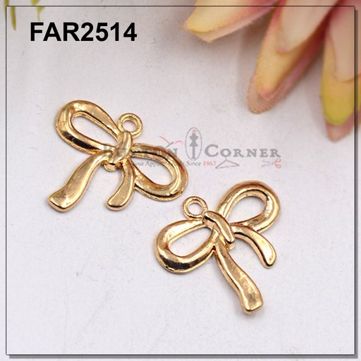 [FAR2514 GOLD] Bow Tie Pendant